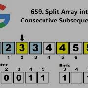 中文 Leetcode 659 Python Javascript Split Array Into Consecutive Subsequences 分割数组为连续子序列