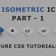 CSS Isometric Social Media Icons CSS3 Icon Hover Effects Html Css 3D Icon Hover Effects Part 1