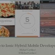AngularNYC Intro To Ionic Hybrid Mobile App Development Michael Carducci