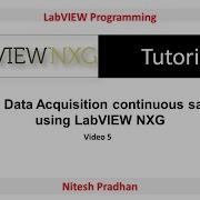 Temp Data Acquisition Continuous Sample Using LabVIEW NXG Video 5