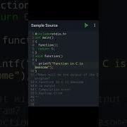 Comment Your Answer C Function Youtube Cprogramming Shorts