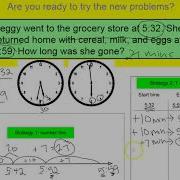 Elapsed Time Within The Same Hour 3rd Grade