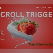 Play Video On Scroll Using HTML CSS JavaScript GSAP ScrollTrigger Tutorial