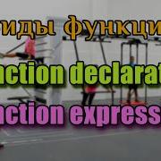 Какие виды функций существуют Function Declaration Vs Function Expression