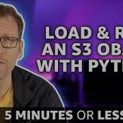 How To Read A File From S3 With The Python SDK AWS Python Boto3 Tutorial