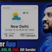 Java Project For Beginners Weather App Using Java JSP Servlet Absolute For Beginners