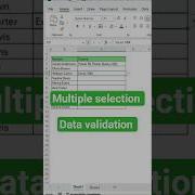 Select MULTIPLE Items In Excel Dropdown Easy VBA Trick Data Validation Hack Exceltips Excel