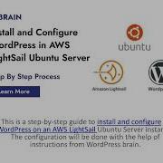 Install And Configure WordPress In AWS LightSail Ubuntu