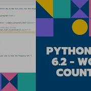 Python Lesson 6 2 Lab Word Counter