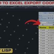 AutoCAD To Excel Export Coordinates How To Export Coordinates From AutoCAD To Excel