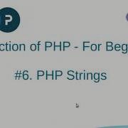 PHP Strings PHP Tutorial PHP For Beginners Learn PHP Programming
