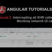 Angular Tutorials Intercepting All Network XHR Calls In The Angular App Mocking API Response