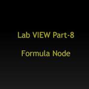 Lab VIEW Tamil Part 8 Formula Node