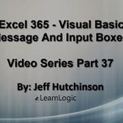 Excel 365 Visual Basic Part 37 Input Box