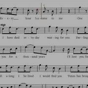 Christina Perri A Thousand Years C Instrument Play Along