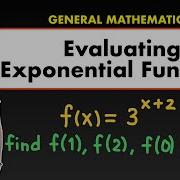 Evaluating Exponential Functions General Mathematics MathTeacherGon