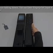 Smart Door Lock How To Add Admin Module No F46YA