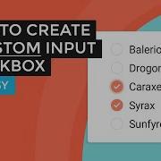 Как создать пользовательский флажок ввода с помощью CSS ЛЕГКО
