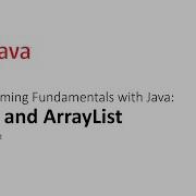 Dasar Dasar Pemrograman Dengan Java Array Dan ArrayList
