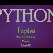 Tutorial 17 Tuples In Python Programming Language