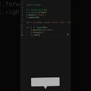 Square Sprial Pattern Using Python Turtle Python Pythonshorts Codingshorts Coding Viralshorts