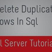How To Delete Duplicate Rows In Sql Server