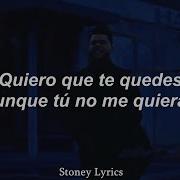 The Weeknd Call Out My Name Sub Español Videoclip