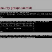 Working With Security Groups