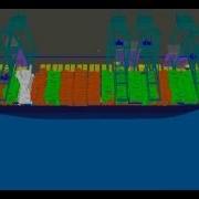 Container Terminal Simulation With 5 Cranes