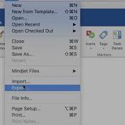 MindManager Mac Tutorial Exporting