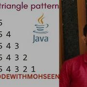 Pattern Program 19 5 5 Number Pattern In Java Triangle Pattern In Java With Dry Run Hindi Urdu