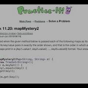 Java Practice It Self Check 11 20 MapMystery2 Collection Mystery Sets And Maps