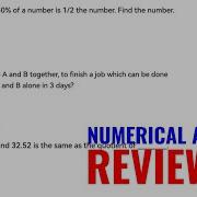 NUMERICAL ABILITY REVIEWER Math Random Problems