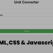 How To Build A Unit Converter With JavaScript Convert Miles Kilometers And Inches Javascript