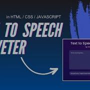 Text To Speech Converter In HTML CSS JS Text To Speech Converter Source Code Untoldcoding