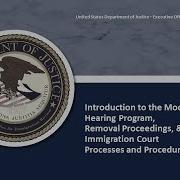 Introduction To The Model Hearing Program And Immigration Court Processes And Procedures
