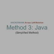 Arrays Left Rotation HackerRank Solution Java Version 3