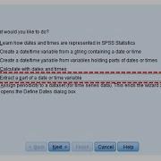 SPSS Как создать год из переменной даты Мастер работы с датой и временем в SPSS