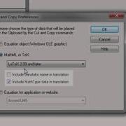GMath 4 Importing From MathType