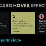 Card Hover Effect Using Html Css Responsive
