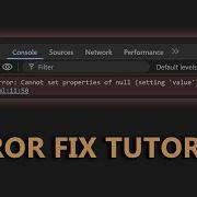 Fix Error Cannot Set Properties Of Null Reading X JavaScript