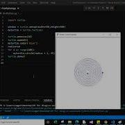 How To Draw Spiral Circle In Python Turtle Graphic