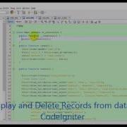 How To View Records And Delete Records From Database In CodeIgniter CI Tutorial Series 4 In Nepali