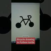 Bicycle Drawing Using Python Turtle Python Turtle Graphics Python Beginner Projects Shorts