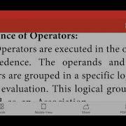 XI Std Computer Science Chapter 9 Precedence Of Operators