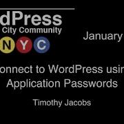Connect To WordPress Using Application Passwords