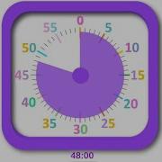 48 Minute Visual Timer With Countdown