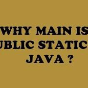 Java Interview Answers Why Main Method Is Static And Public