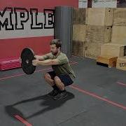 Narrow Squat With Plate Press Out