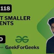 118 Count Smaller Elements Merge Sort Hard